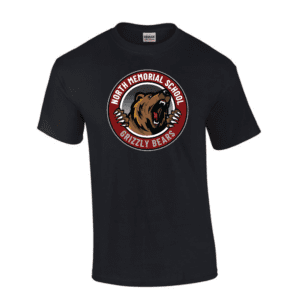 G200 Black North Memorial School t-shirt