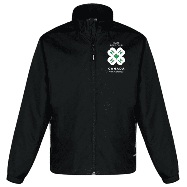 4170 Athletic Mesh Lined Track Jacket - Black