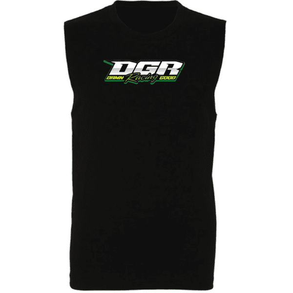 3483 Bella + Canvas Unisex Jersey Muscle Tank - Black(Green Logo)