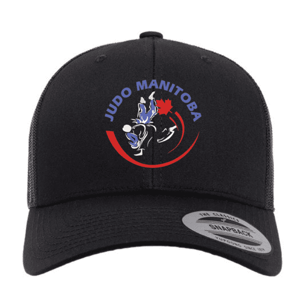 6606 Yupoong Adult Retro Trucker Cap - Black