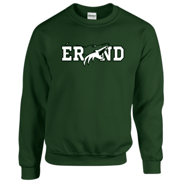 G180 Gildan Heavy Blend Fleece Crew Sweatshirt - Forest Green