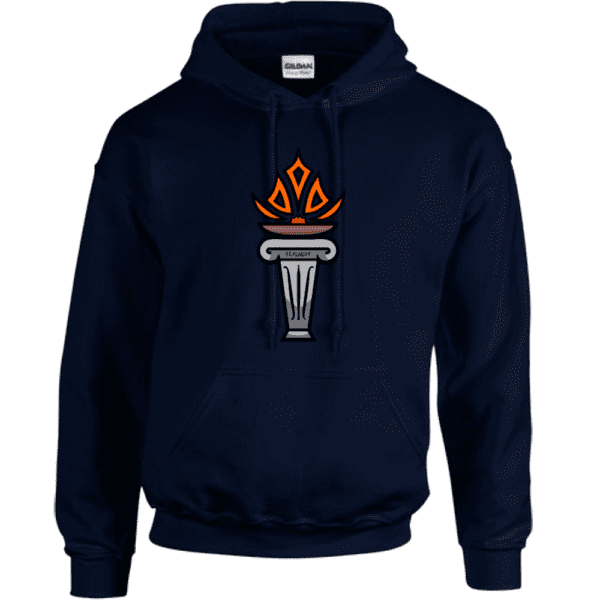 G185 Gildan Heavy Blend 8 oz., 50/50 Hooded Sweatshirt - Navy