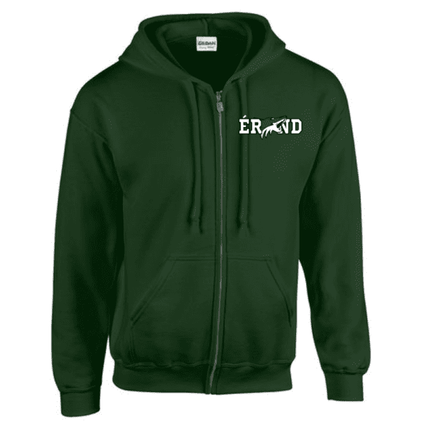 G186 Gildan Heavy Blend 8 oz., 50/50 Full-Zip Hooded Sweatshirt - Forest Green