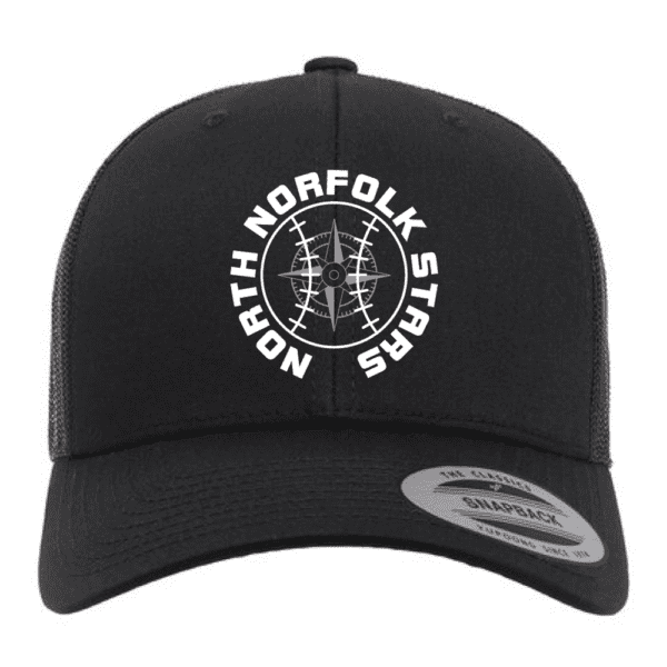 6606 Yupoong Adult Retro Trucker Cap - Black